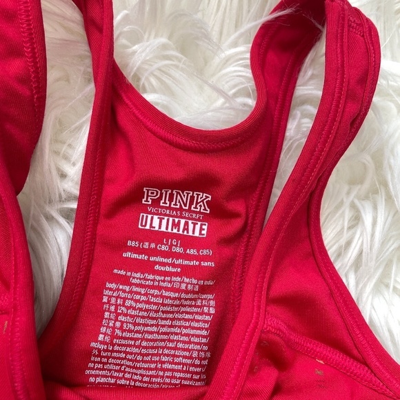 VS Pink red/gold spots bra size L // 2961 - Picture 4 of 5